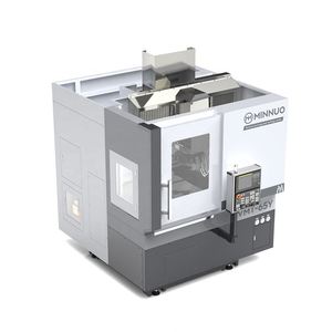 Tour vertical CNC VMT65Y pour composants automobiles et aérospatiaux de précision-entièrement automatique - Product Image 4