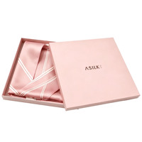 Boîte cadeau de luxe personnalisable en carton gris, recyclable, forme sur mesure pour foulards en soie, cravates, ceintures - Finition brillante ou mate, doublure en éponge