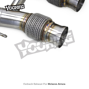 Système d'échappement Catback Valvetronic OEM en acier inoxydable SS304 pour McLaren Artura 3.0T V6 2021-2024 avec silencieux à commande à distance pour course - Product Image 6