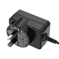 Adaptateur d'alimentation ESann AU Type Plug AC 100-240V DC 12V 1A 12W avec protection contre les courts-circuits, prise DC 5.5x2.5mm
