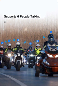 OEM 2K Impermeável Capacete Gravador 1000M 6-Rider Intercom Headset com <span class=keywords><strong>Bluetooth</strong></span> WiFi 1080p Gravador de Vídeo para Motocicletas - Product Image 3