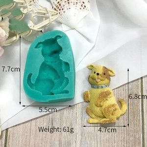 Molde <span class=keywords><strong>de</strong></span> silicona con dibujos <span class=keywords><strong>de</strong></span> animales para hornear pasteles, molde <span class=keywords><strong>de</strong></span> decoración <span class=keywords><strong>de</strong></span> tartas, <span class=keywords><strong>Fondant</strong></span>, Chocolate, caramelo, DM717 - Product Image 2