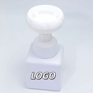Hermosa Botella Dosificadora de Espuma con Forma de Flor, Envase Cosmético de Plástico PETG, Botella de Espuma para Jabón Facial, Uso Personal - Product Image 1