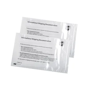 High Quality Parcel Document Envelope UPS Printing Packing List Envelope With Zipper