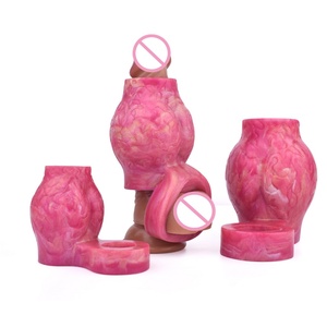 New Dog Knot Men Penis Enlargement Toy Glans Stimulation Masturbate Sex Toys Men Silicone Cock Ring <b>Dildo</b> Penis Sleeve Knot - Product Image 5