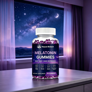 Bonbons Gommeux à la Mélatonine Marque <span class=keywords><strong>Blanche</strong></span>, Testés par un tiers, Soutien Naturel au Sommeil, Dropshipping - Product Image 1