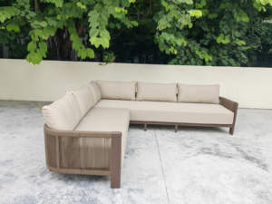 Luxueuze loungeset voor buiten, tuin, touwsofa's, moderne aluminium loungeset voor terras - Product Image 3