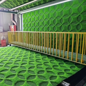 <span class=keywords><strong>Gazon</strong></span> synthétique 3D à motifs, revêtement de sol en herbe artificielle 25 mm, <span class=keywords><strong>gazon</strong></span> synthétique durable pour usage extérieur et décoration - Product Image 6