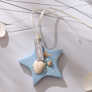 Seashell Ocean Scented Wax Sheet <b>Wardrobe</b> <b>Hanging</b> Aroma Pendant Long Lasting Deodorant Fragrance Decor - Product Image 3