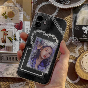 Lisi Wonderland Autocollant Pack Creative Encre Blanche Dentelle Creuse Dentelle Frais Rétro Art Manuel PET Autocollant Décoratif - Product Image 3