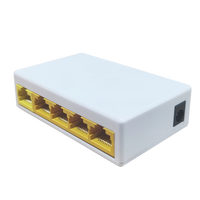 Switch de Red Ethernet de 5 Puertos 10/100 Mbps 1G OEM y ODM de Alta Calidad para Empresas con SNMP para Cámaras IP