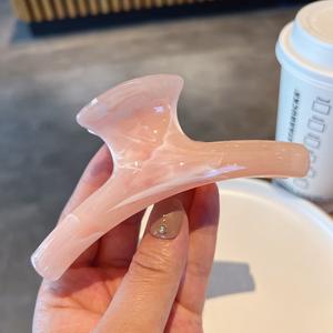 Nouvelle Pince à Cheveux Courbée Style Français, Élégante en Résine, Bijou de Tête Quotidien pour Femme, Accessoire en Plastique - Product Image 5