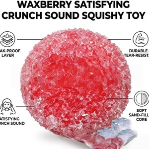 Pelota Suave y Agradable al Tacto con Superficie de Cuentas de Cristal para Terapia de Manos, Juego, Alivio del Estrés, Regalos - Product Image 6