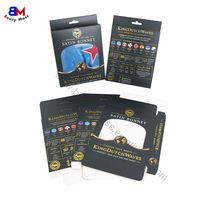 Boîte d'emballage en papier personnalisée avec logo en feuille d'or de luxe, boîte de rangement pour bonnet en satin
