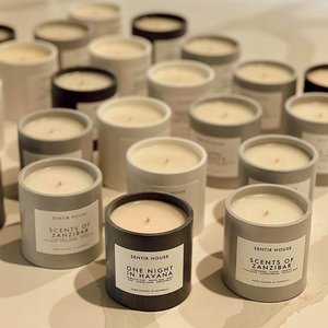 AIKUN Long Burning Ceramics <b>Cup</b> Custom Label Aroma Candles for Bedroom Ambience Nighttime Relaxation Experience - Product Image 5