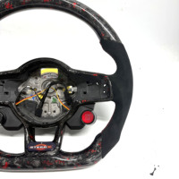 Volant de direction VW Golf MK7 de conception en forme de D pour 7.5 GTI R Polo MK6 Jetta GTE Passat GTD, design personnalisé haut de gamme