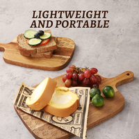 Planche à découper pliable en bois de qualité supérieure, durable, écologique, pour la cuisine, plateau de service pour fruits et légumes, en vente