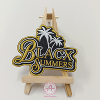 Patch en tissu brodé fer sur patch patchs de broderie personnalisés 3D