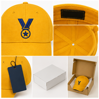 Gorra de Béisbol Promocional de 6 Paneles de Algodón de Lujo, Color Personalizado, MOQ Bajo, Directo de Fábrica, Hebilla Dorada de Cobre, Logotipo Personalizado, Estilo Deportivo