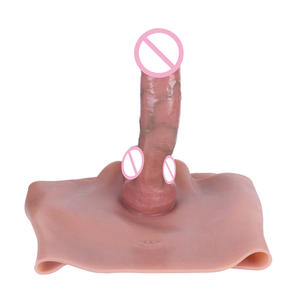 Herren Soft Liquid Silicone Bold Mastur bator Hose Hohe Taille Vier Ecken Hohl <span class=keywords><strong>Penis</strong></span> Wear Dildos Sex Produkte - Product Image 5