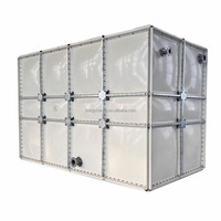 Panneaux composites en fibre de verre assemblés, réservoir d'eau modulaire en FRP, réservoir d'eau en FRP