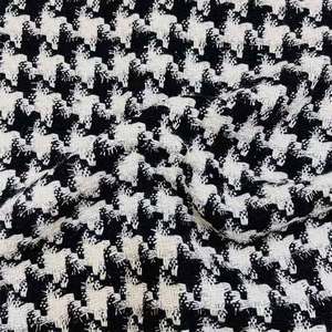 Tissu en tweed français 100% Polyester, combinaison <span class=keywords><strong>pied</strong></span>-<span class=keywords><strong>de</strong></span>-<span class=keywords><strong>poule</strong></span>, textile <span class=keywords><strong>de</strong></span> chine, tissu en laine teint, pour <span class=keywords><strong>manteau</strong></span> - Product Image 4