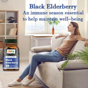 Cápsulas de saúco negras de personalización privada con suplemento de salud, cápsulas para mejorar la función del sistema inmunológico - Product Image 6