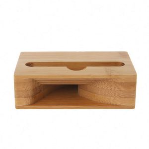 Soporte de Escritorio para Teléfono con Altavoz Pasivo de Bambú Ecológico con Logotipo Personalizado, Sin Batería, para Regalos de Bienvenida - Product Image 4