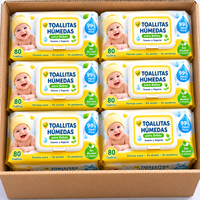 Toallitas Húmedas para Bebé OEM, 99% Agua Pura, Hipoalergénicas, Sin Alcohol, Suaves, Orgánicas, Naturales, Proveedor con Suministro de Fábrica