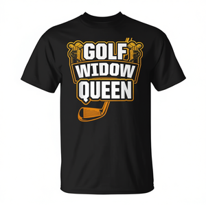 T-shirt Golf Widow Queen pour femmes, chemise à la mode pour le golf - Product Image 2