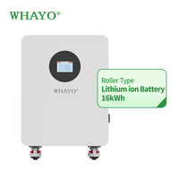 Batterie LiFePO4 51 Point 2V 16kWh compatible avec Deye Growatt Megarevo Solis pour le stockage d'énergie solaire domestique