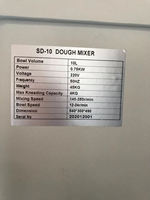 Nouvelle Pétrinuse en Acier Inoxydable pour Pâtes, Équipement de Boulangerie, Moteur Silencieux, Vitesse Réglable, pour Gâteaux, Pains et Pizzas