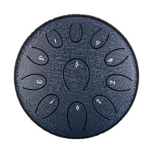 Tambour à langue de 6 pouces en acier allié électroplaqué, 11 notes, instrument de musique pour enfants et adultes, <span class=keywords><strong>Handpan</strong></span> D5-Majeur - Product Image 4