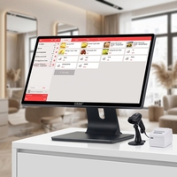 Caja Registradora Personalizada de 18.5 Pulgadas Todo en Uno con Pantalla Táctil Ultra Delgada, Sistema POS con Windows para Minoristas y Pequeñas Empresas