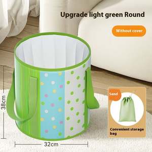 ポータブル旅行用フットスパ洗面器 折りたたみ式で持ち運び可能なキャンプ用足湯桶 - Product Image 6