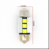 Vendita calda C5W festone Canbus auto lampada a LED 12V 24V lente trasparente nuova condizione con Chip 1860 2SMD 31mm 36mm 39mm 41mm <span class=keywords><strong>dimensioni</strong></span> - Product Image 2