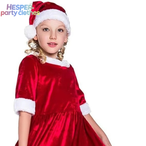 HESPER Santa Claus Costume Christmas Adult Dress With Skirts and Top <b>TV</b> Character Pattern for Parties - Product Image 3