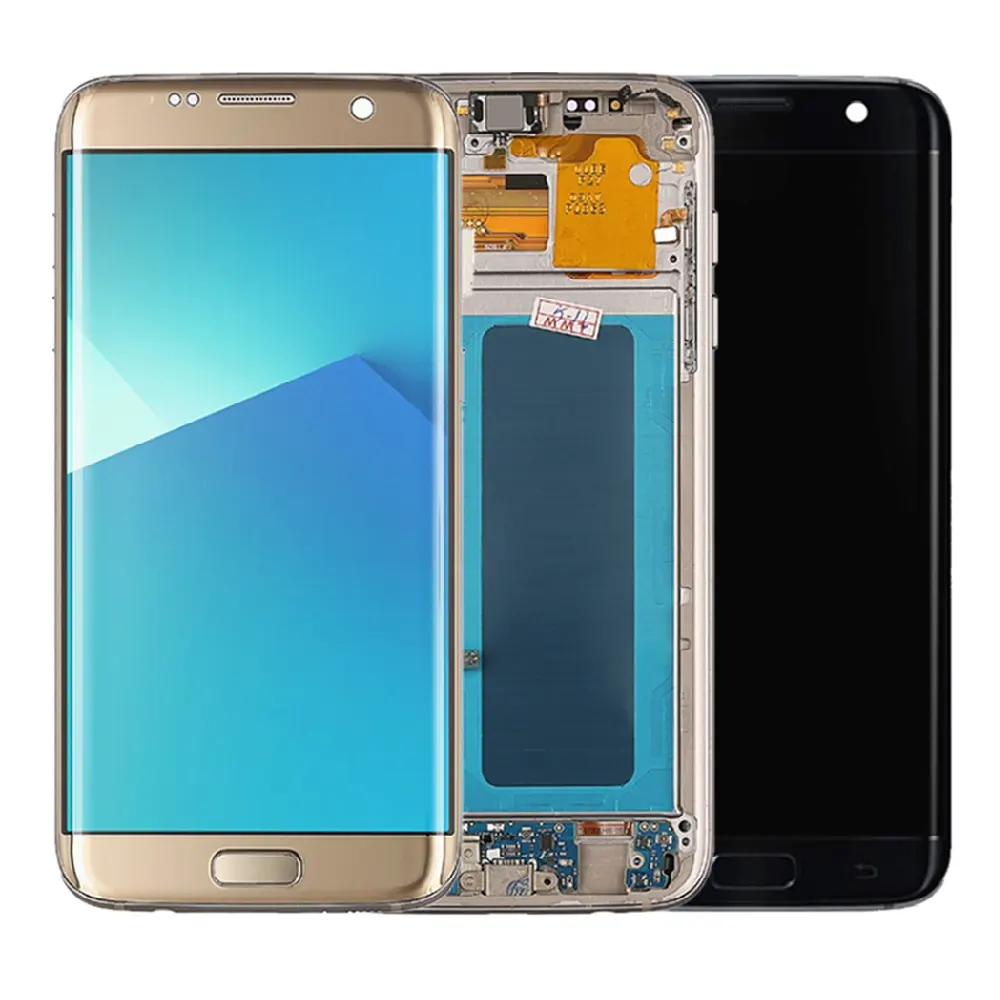 For SAMSUNG Galaxy S7 Edge G935 G935F LCD Display Touch Screen Digitizer Assembly With Frame For Samsung S7 Edge Screen Part