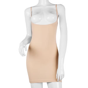 S-SHAPER 오픈 바스트 캐미솔 슬립 원피스 매일 사용 나일론 스판덱스 통기성 플러스 XL 3XL 그림 성인 배 제어 원피스 - Product Image 6