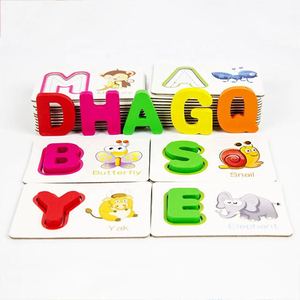 Cartone animato giocattolo educativo di apprendimento precoce lettere magnetiche gioco per bambini che imparano parole di vista <span class=keywords><strong>inglese</strong></span> che scrivono puzzle di plastica - Product Image 2