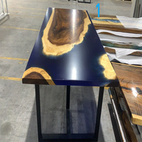 Table à manger en résine époxy, plateau de table en bois, plateau de table stratifié