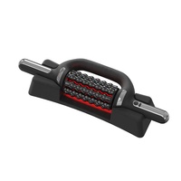 Rouleau de massage musculaire rotatif rechargeable, masseur électrique pour tout le corps avec lumière rouge pour une relaxation musculaire profonde