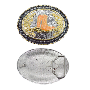 西式牛仔蝎子图案锌合金皮带扣 - Product Image 5