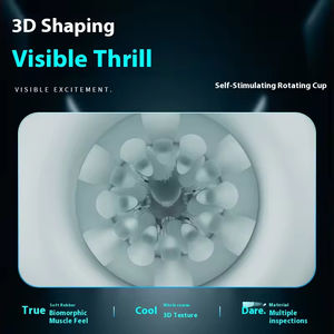 Masturbateur automatique pour homme avec 5 fréquences de succion, mains libres, étanche, sensation de toucher réel - Nouveauté, jouet sexuel pour adultes - Product Image 2