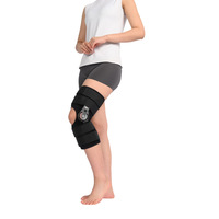 Attelles orthopédiques médicales pour la rééducation des fractures de la jambe chez l'adulte avec charnières à double axe de contrôle du mouvement et support de l'amplitude de mouvement (ROM)