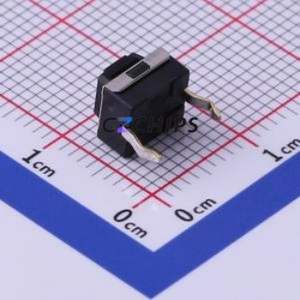 SKPEAAA010 Tactile Switch SMD Switch Single Pole Single Throw Rectangle Button 2.45N Vertical Mount - Product Image 2