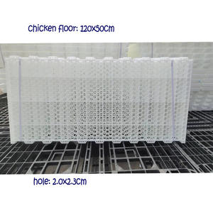 Plancher à lattes de haute qualité 120*50 cm pour poulets reproducteurs, pour élevage avicole, avec trous ronds 2.0x2.3cm - Product Image 2