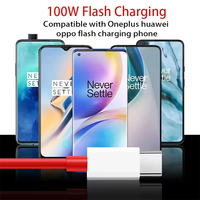 Câble USB Type-C SUPERVOOC 100W 6A Chargeur Rapide 1M Tressé TPE PD pour OnePlus Ace Pro 10R/10T Ordinateur
