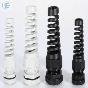 Prensaestopas Flex Espiral Junta de nailon Tuerca de bloqueo ajustable Rosca NPT Industrial Ip68 Prensaestopas con alivio de tensión PG7 M20 PG9 - Product Image 4