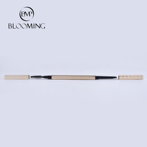 Серебристая розовая Золотая квадратная упаковка для бровей карандаш для макияжа бровей Карандаш для бровей с индивидуальным логотипом двусторонний тонкий карандаш для бровей - Product Image 3